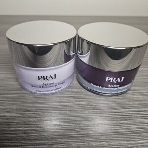 PRAI Day & Night Ageless Throat & Decolletage Cream Duo